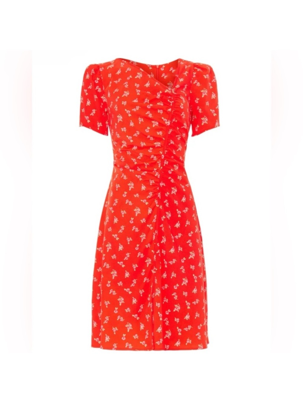 Love, Whit by Whitney Port | Red Floral Asymmetrical Sundress - Medium